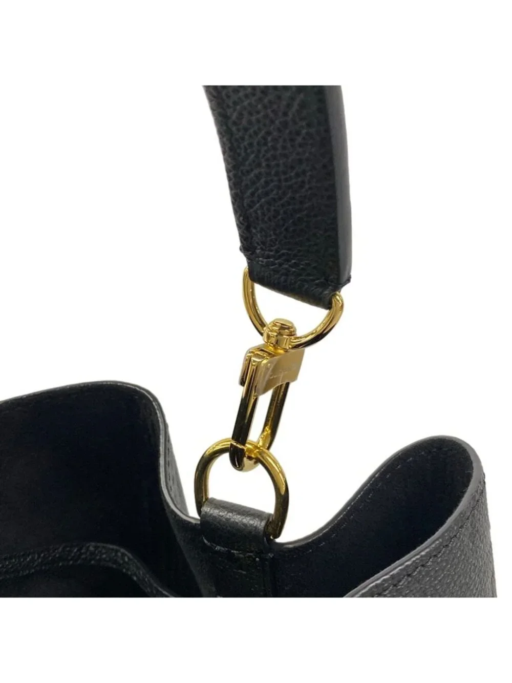 Louis Vuitton Shoulder Bag Monogram Empreinte Noir Leather Cowhide